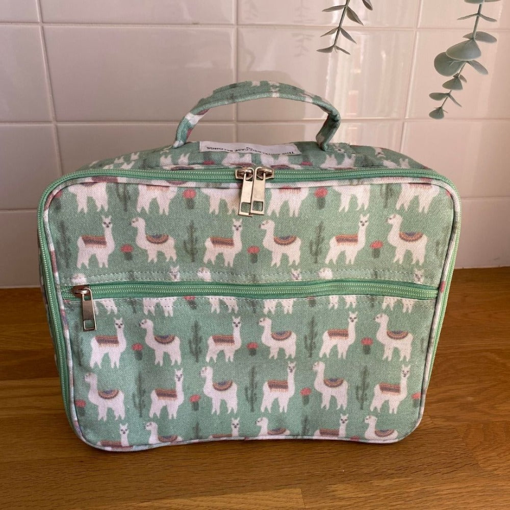 Insulated Lunch Bag - Llamas