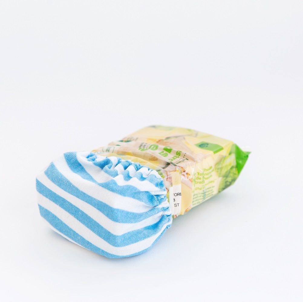 Food Cover Set - Denim Stripe