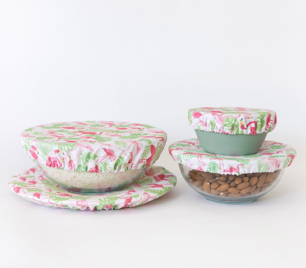 Food Cover Set - Flamingoes