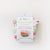 4MyEarth Food Cover XL covering a cut watermelon in Flamingoes print