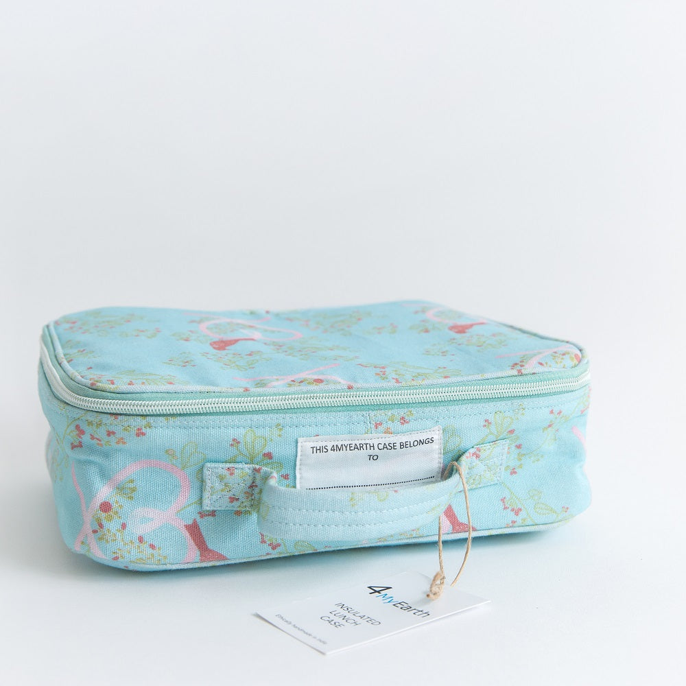 4MyEarth Lunch Case Love Birds insulated lunch bag