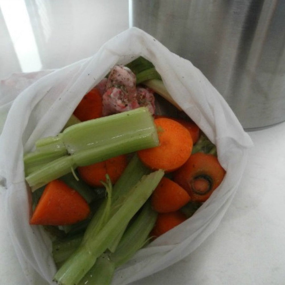 4MyEarth Bamboo Produce bags make great stock bags so easy to use