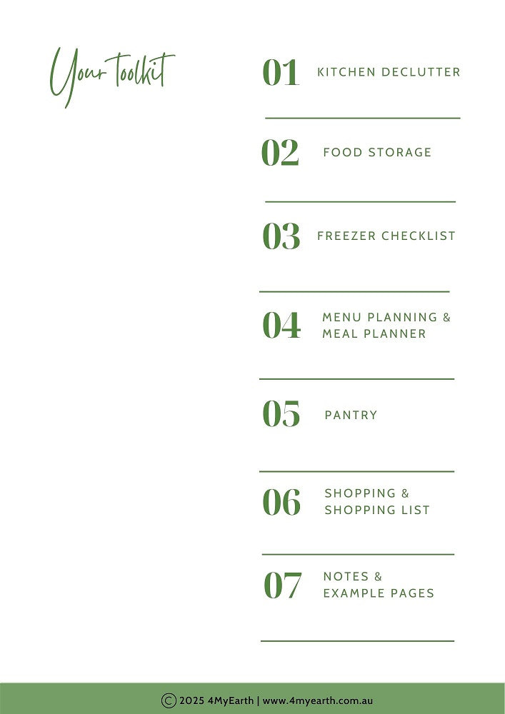 The Sustainable Kitchen Planner