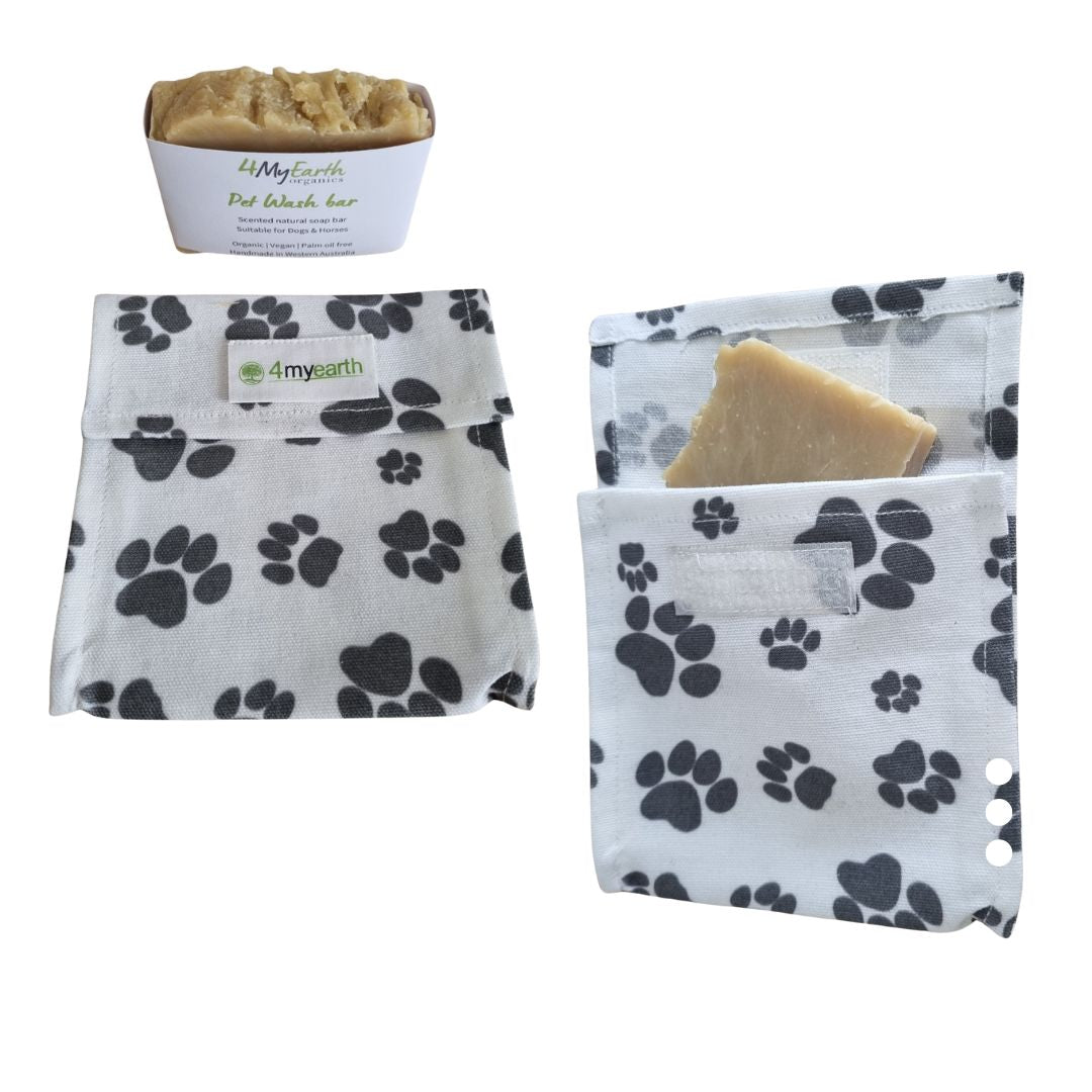 Snack & Food Bag - Pet paw print