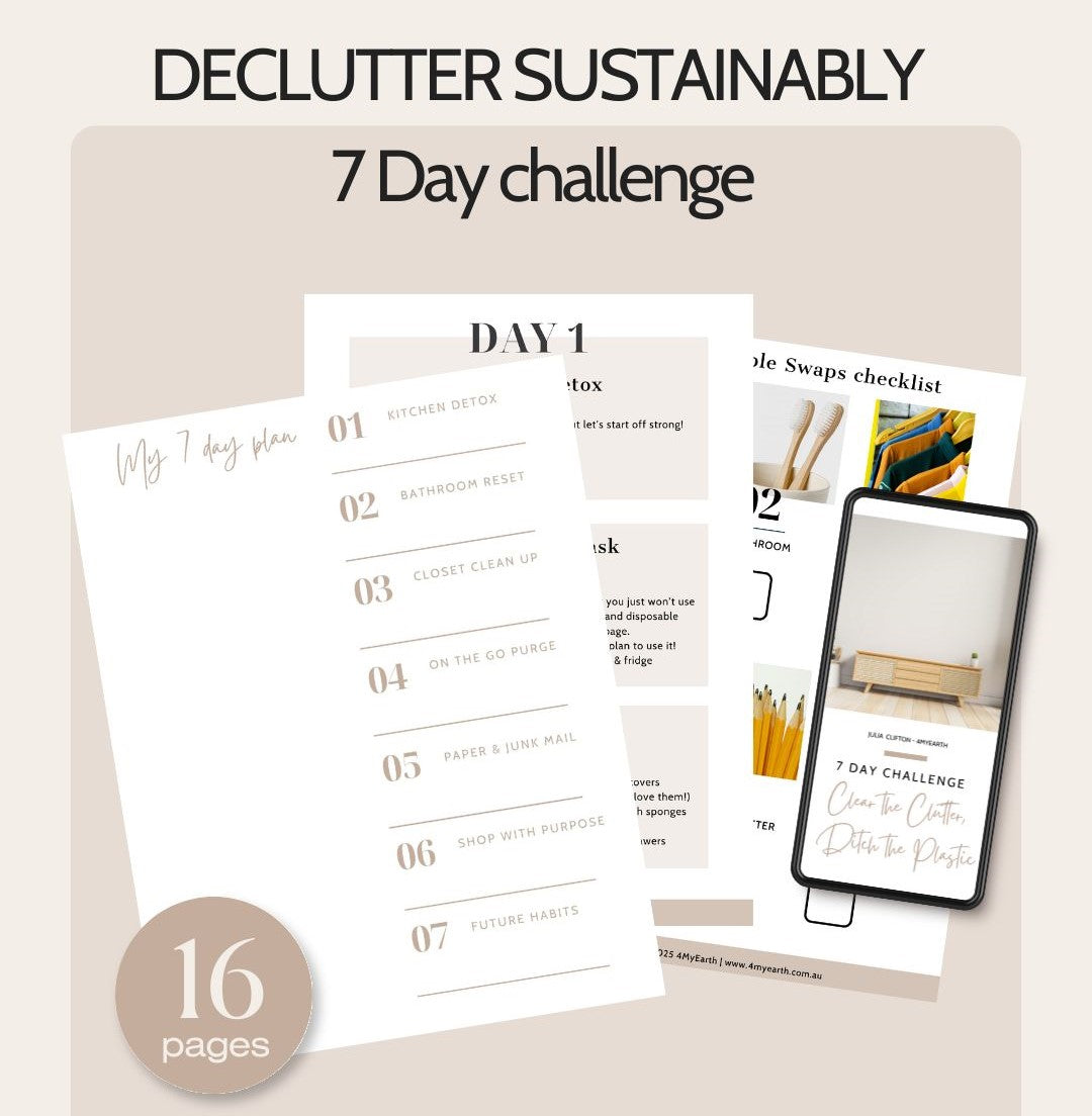 More pages in 4MyEarth declutter challenge book