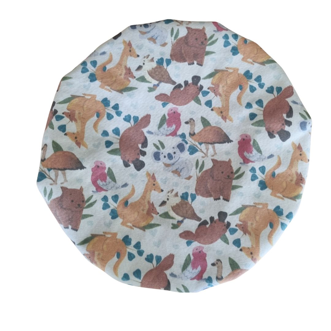 4MyEarth Food Cover Extra Large in Aussie Friends print