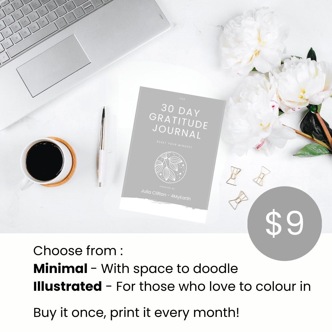 Print at home gratitude journal 30 days