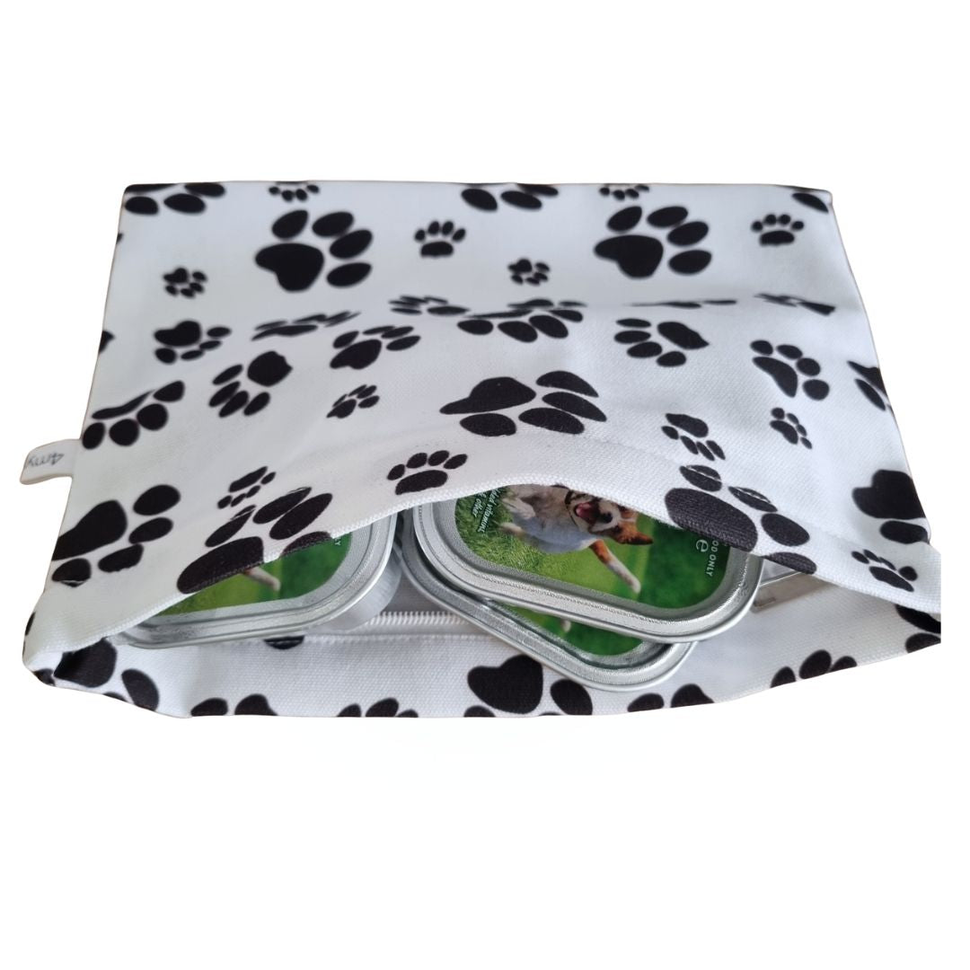 Food Bag - Pet paw print