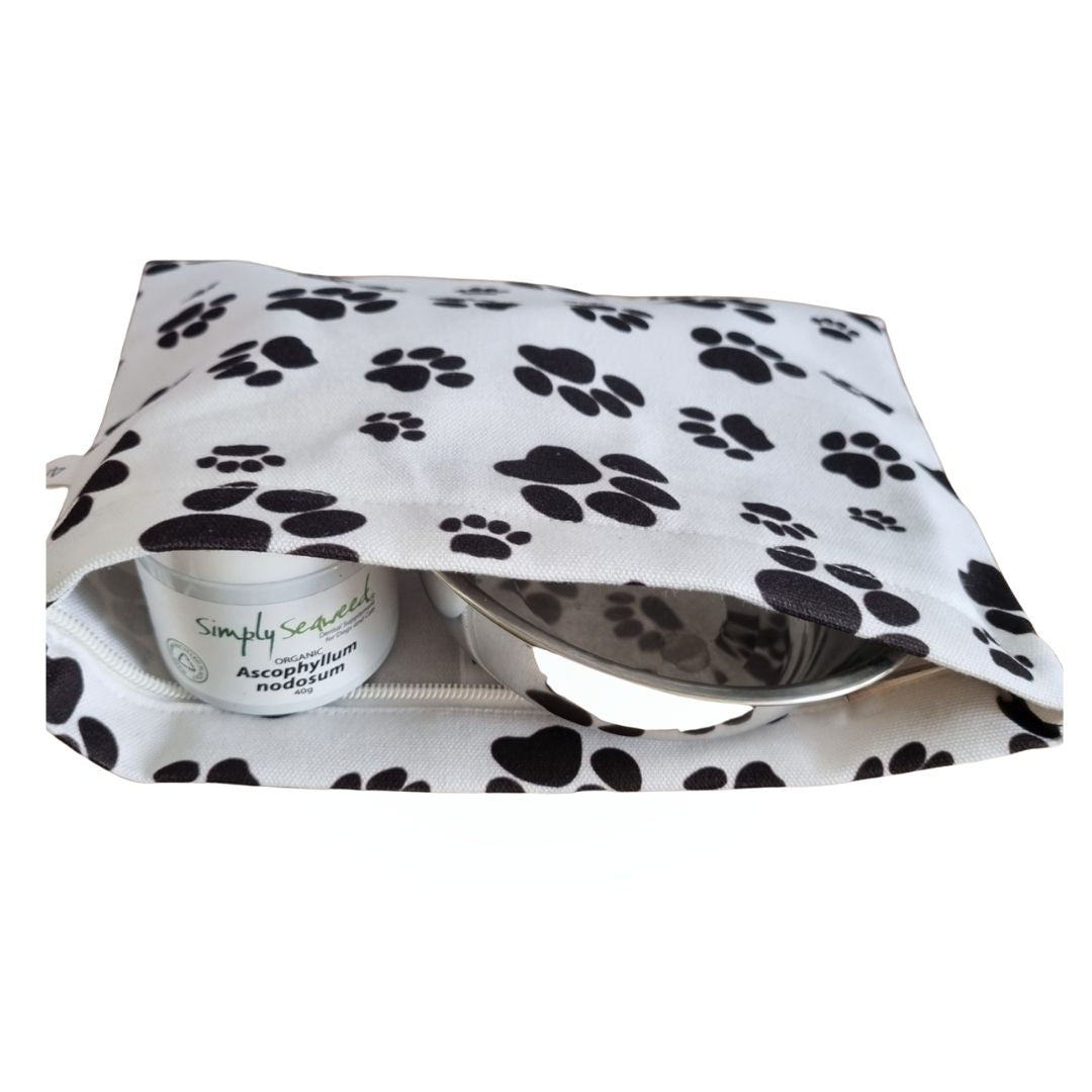 Food Bag - Pet paw print
