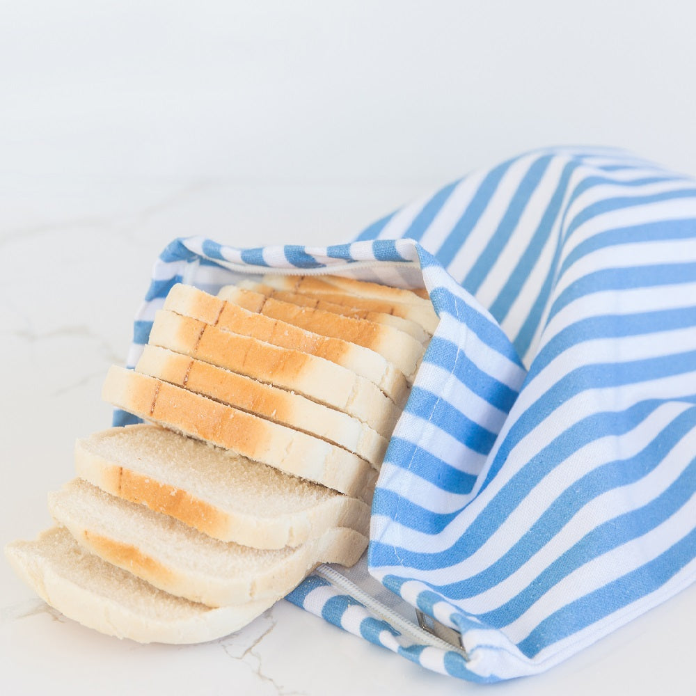Bread Bag - Denim Stripe