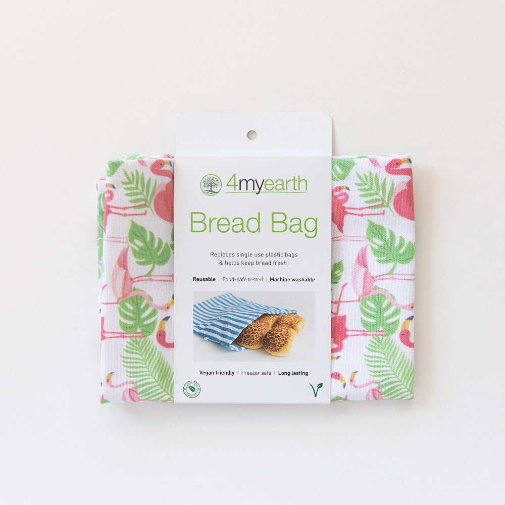 Bread Bag - Flamingoes