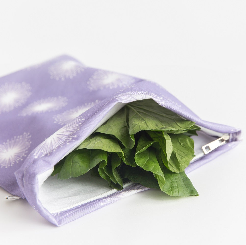 Bread Bag - Purple Dandelion