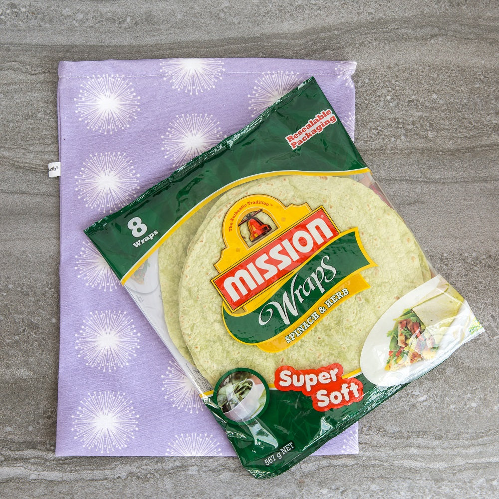 Bread Bag - Purple Dandelion