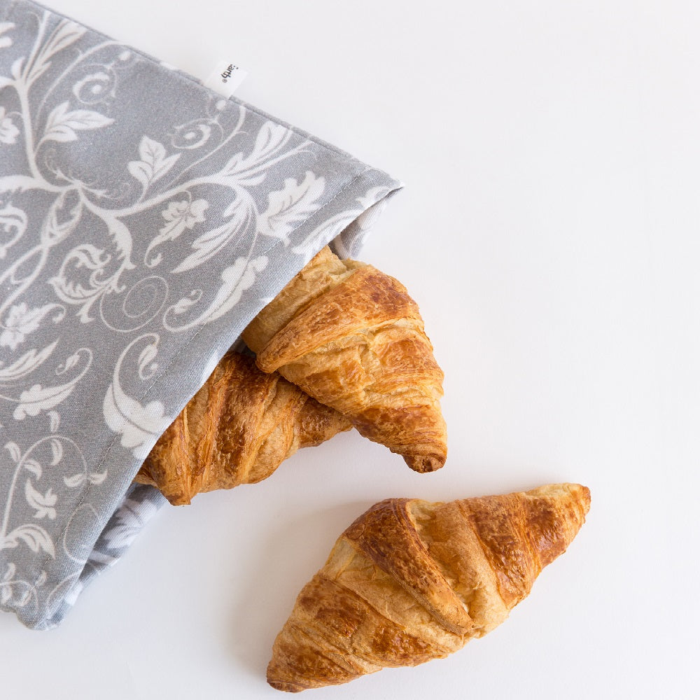 4MyEarth Food bag in Silver Vine print