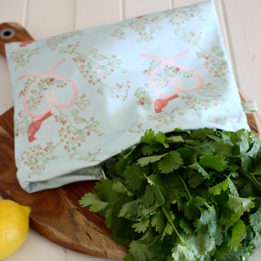 4MyEarth Love Birds print Food bag