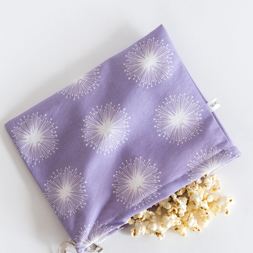 4MyEarth Food Bag purple dandelion