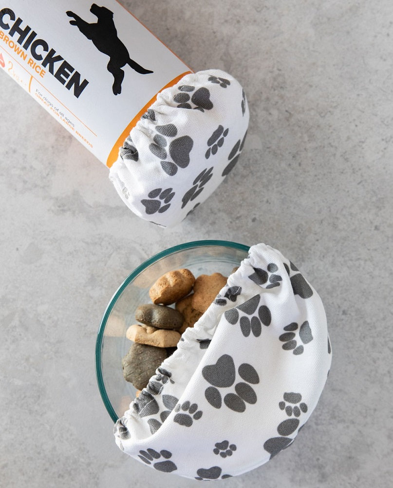4MyEarth Food Cover Pet set in cute paw print design