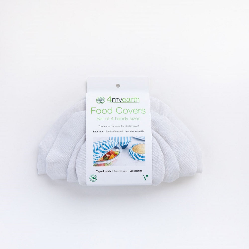 4MyEarth Food cover set in plain beige/stone colour
