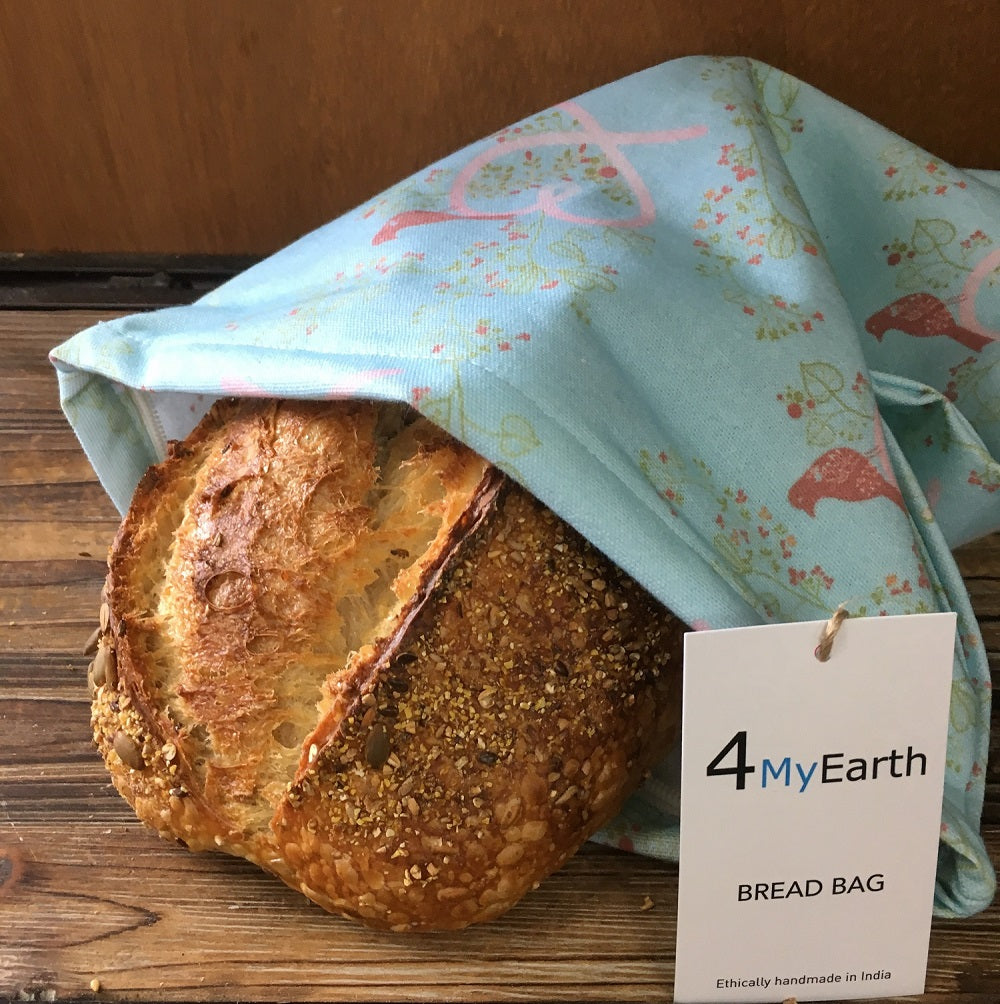 Bread Bag - Lovebirds