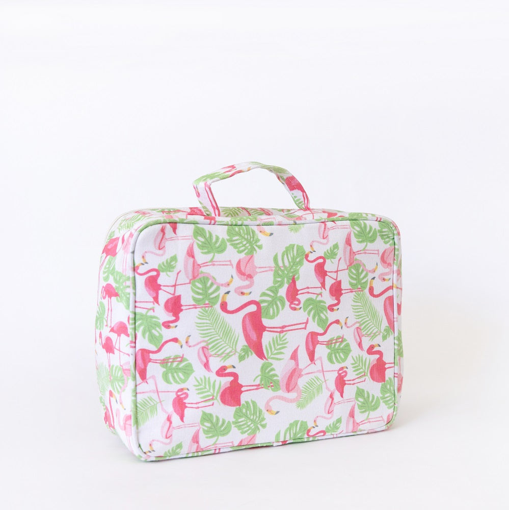 4MyEarth Lunch Case insulated lunch bag in Flamingoes design