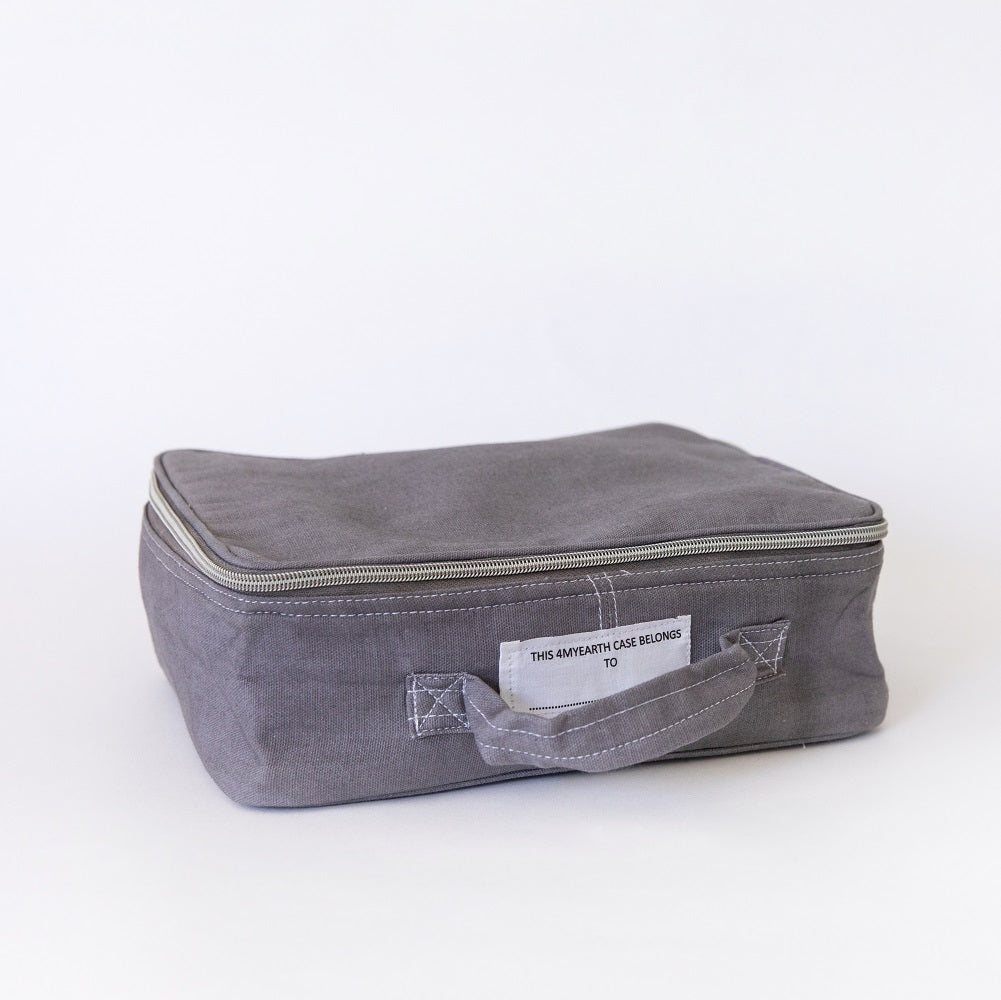 4MyEarth Lunch Case Grey - insulated lunch bag