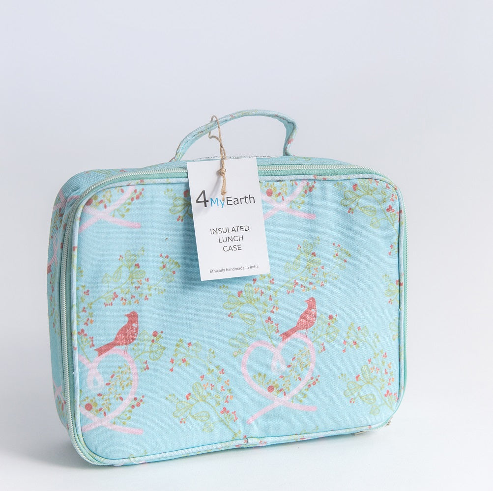 Insulated Lunch Bag - Love Birds