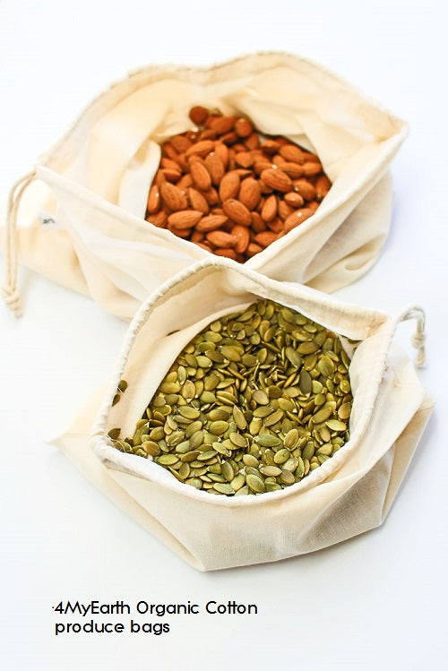 Organic Cotton Produce Bags