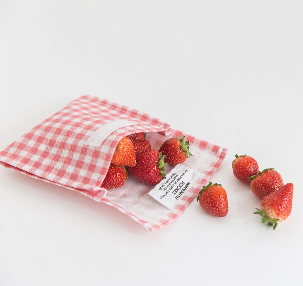 Snack &amp; Food Bag - Gingham