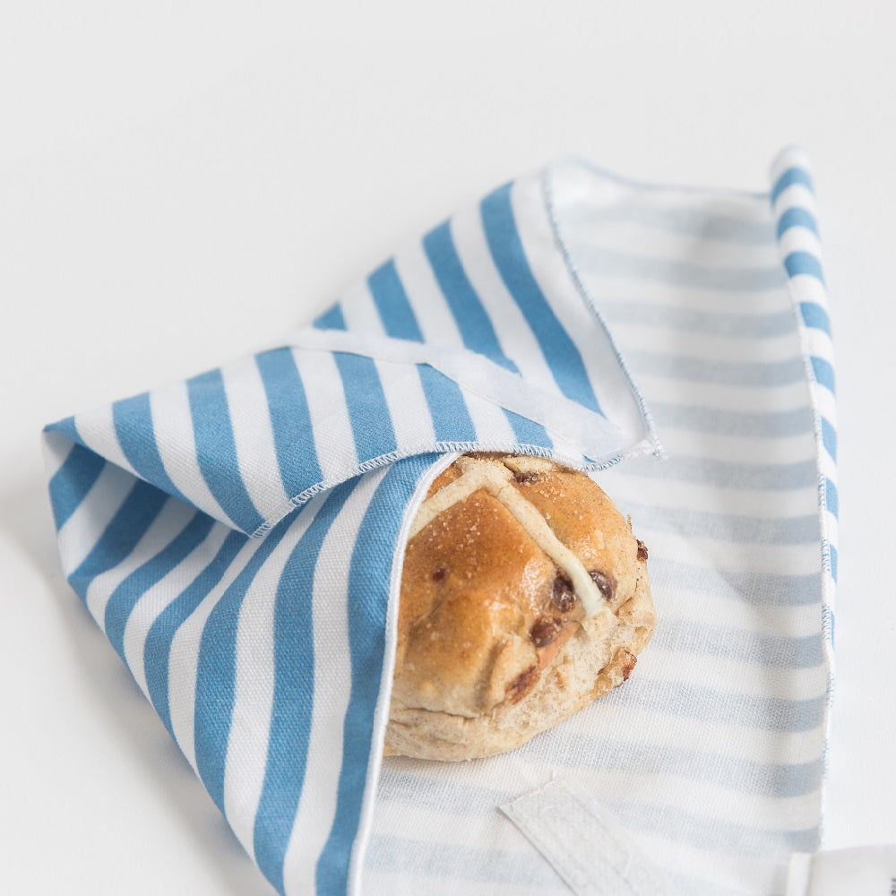 Sandwich &amp; Food Wrap - Denim Stripe