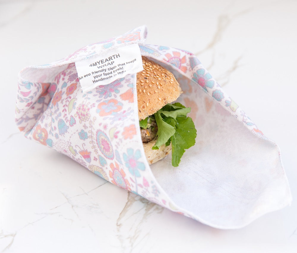 Sandwich &amp; Food Wrap - Flower Fantasy