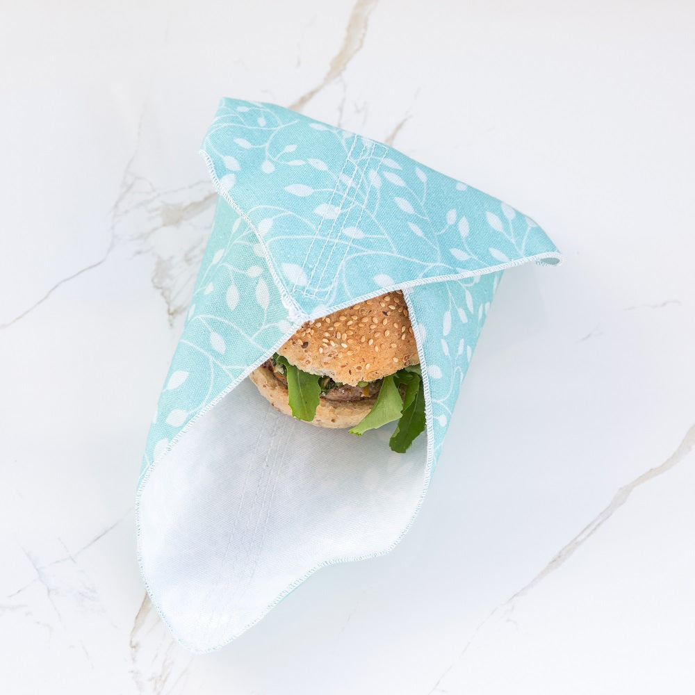 4MyEarth Sandwich Wrap Leaf with a lunch roll
