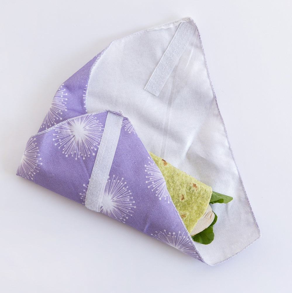 Sandwich &amp; Food Wrap - Purple Dandelion